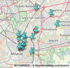 Mappa Via Privata Mondovì, 20132 Milano MI, Italia (4.08588)