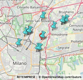 Mappa Via Privata Mondovì, 20132 Milano MI, Italia (3.27583)