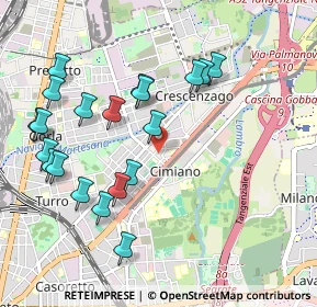 Mappa Via Privata Mondovì, 20132 Milano MI, Italia (1.069)