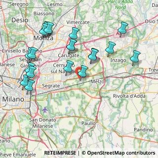 Mappa Via Galileo Galilei, 20052 Vignate MI, Italia (8.9735)