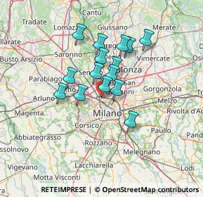 Mappa Via Baldinucci Filippo, 20158 Milano MI, Italia (10.11467)