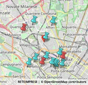 Mappa Via Baldinucci Filippo, 20158 Milano MI, Italia (2)