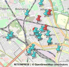 Mappa Via Baldinucci Filippo, 20158 Milano MI, Italia (0.94)