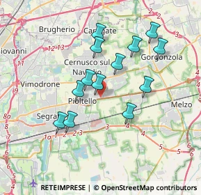 Mappa Via Strada Antica di Cassano, 20063 Cernusco sul Naviglio MI, Italia (3.19692)