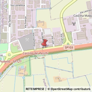 Mappa Via Mantova, 1, 20063 Cernusco sul Naviglio, Milano (Lombardia)