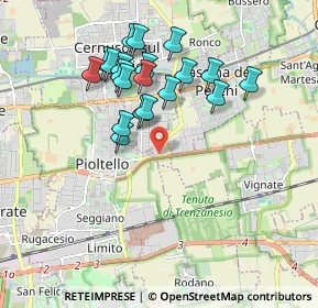 Mappa Via Strada Antica di Cassano, 20063 Cernusco sul Naviglio MI, Italia (1.727)