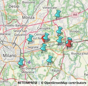 Mappa Via Strada Antica di Cassano, 20063 Cernusco sul Naviglio MI, Italia (6.74)
