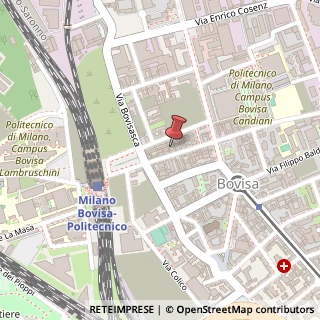 Mappa Via Giuseppe Candiani, 122, 20158 Milano, Milano (Lombardia)