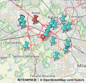 Mappa Via Francesco Cilea, 20016 Pero MI, Italia (3.6855)