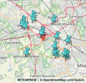 Mappa Via Francesco Cilea, 20016 Pero MI, Italia (3.72056)