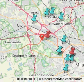 Mappa Via Francesco Cilea, 20016 Pero MI, Italia (4.75154)