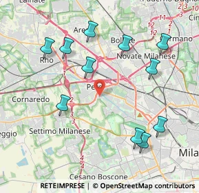 Mappa Via Francesco Cilea, 20016 Pero MI, Italia (4.34818)