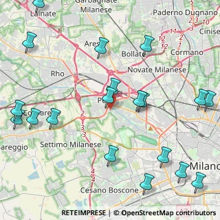 Mappa Via Francesco Cilea, 20016 Pero MI, Italia (5.64105)