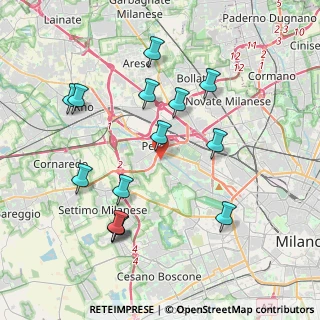 Mappa Via Francesco Cilea, 20016 Pero MI, Italia (4.04357)