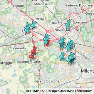 Mappa Via Francesco Cilea, 20016 Pero MI, Italia (3.65632)