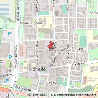 Mappa Via Gian Battista Bozzotti, 15, 20096 Pioltello, Milano (Lombardia)