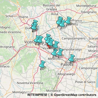 Mappa Via Dell'artigianato9, 36043 Camisano Vicentino VI, Italia (11.68706)
