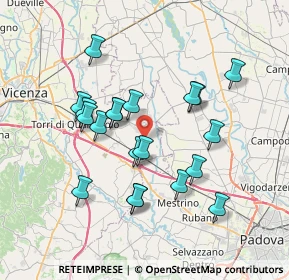 Mappa Via Dell'artigianato9, 36043 Camisano Vicentino VI, Italia (6.719)