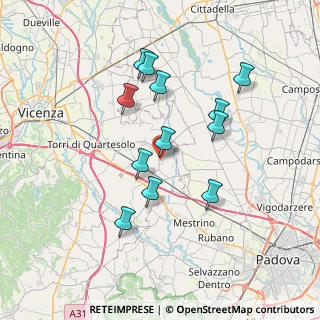 Mappa Via Dell'artigianato9, 36043 Camisano Vicentino VI, Italia (6.57)
