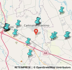 Mappa Via Dell'artigianato9, 36043 Camisano Vicentino VI, Italia (5.195)