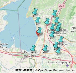 Mappa Via Pra del Principe, 37017 Lazise VR, Italia (7.24)