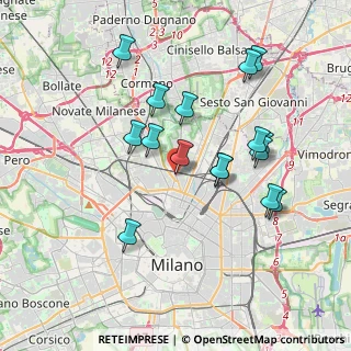 Mappa Milano, 20159 Milano MI, Italia (3.57563)