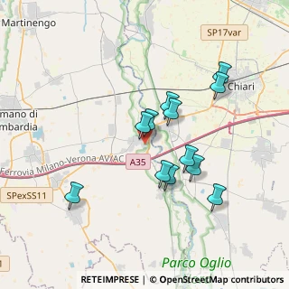 Mappa Via Kennedy, 24054 Calcio BG, Italia (3.20333)