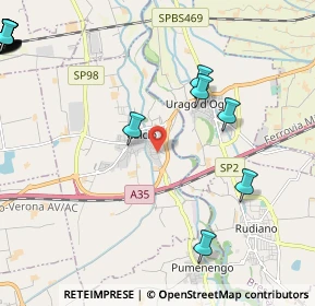 Mappa Via Kennedy, 24054 Calcio BG, Italia (3.442)