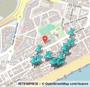 Mappa Via Aquileia 4° Vicolo, 30016 Lido di Jesolo VE, Italia (0.2555)