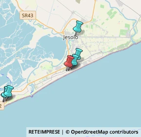 Mappa Via Aquileia 4° Vicolo, 30016 Lido di Jesolo VE, Italia (5.04455)