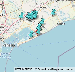 Mappa Via Aquileia 4° Vicolo, 30016 Lido di Jesolo VE, Italia (11.08611)