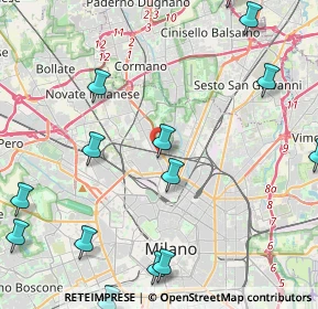 Mappa Via Cannero, 20159 Milano MI, Italia (6.888)