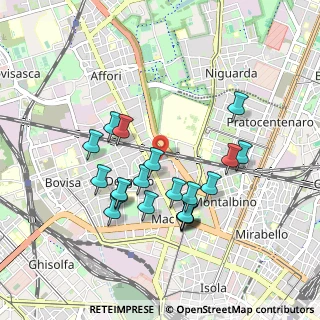 Mappa Via Cannero, 20159 Milano MI, Italia (0.867)