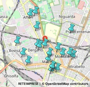 Mappa Via Cannero, 20159 Milano MI, Italia (0.99)