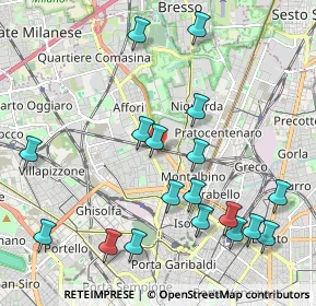 Mappa Via Cannero, 20159 Milano MI, Italia (2.33667)