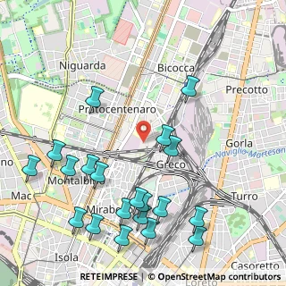 Mappa Via Privata Giuseppe Ugolini, 20125 Milano MI, Italia (1.267)