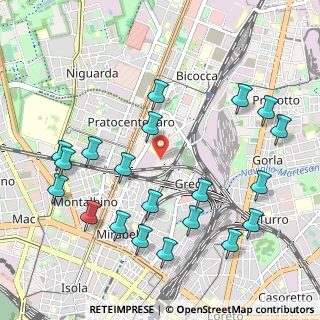 Mappa Via Privata Giuseppe Ugolini, 20125 Milano MI, Italia (1.1955)
