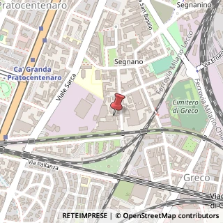 Mappa Via Privata Giuseppe Ugolini, 7, 20125 Milano, Milano (Lombardia)