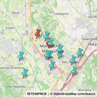 Mappa Corte Capuleti, 36075 Montecchio Maggiore VI, Italia (1.79308)