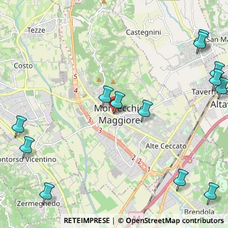 Mappa Corte Capuleti, 36075 Montecchio Maggiore VI, Italia (3.20385)