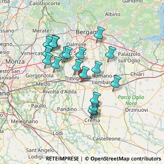 Mappa Via Giovanni Pierluigi da Palestrina, 24045 Caravaggio BG, Italia (12.89421)