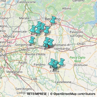 Mappa Via Giovanni Pierluigi da Palestrina, 24045 Caravaggio BG, Italia (11.50786)