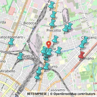 Mappa Via Monte S. Gabriele, 20127 Milano MI, Italia (1.0335)