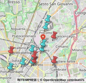 Mappa Via Monte S. Gabriele, 20127 Milano MI, Italia (2.02385)