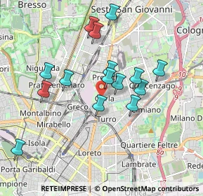 Mappa Via Monte S. Gabriele, 20127 Milano MI, Italia (1.71)