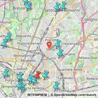 Mappa Via Monte S. Gabriele, 20127 Milano MI, Italia (3.46)