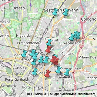 Mappa Via Monte S. Gabriele, 20127 Milano MI, Italia (2.039)