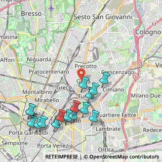 Mappa Via Monte S. Gabriele, 20127 Milano MI, Italia (2.43125)