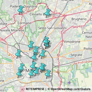 Mappa Via Monte S. Gabriele, 20127 Milano MI, Italia (4.54389)