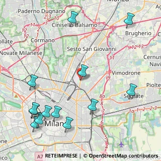 Mappa Via Monte S. Gabriele, 20127 Milano MI, Italia (5.58923)